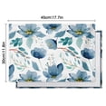 thumbnail image 5 of Pioneer Flower Floral Print Pattern Summer Placemats Table Placemats Set Of 6-Linen Kitchen Washable Placemats Table Mats 12x18 Inch Non-Slip Heat Resistant, 5 of 5