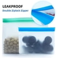 thumbnail image 2 of Hongchun 8pcs Sacs de Stockage de Nourriture Réutilisables, 25.5*18.5*5.5cm, 2 of 5