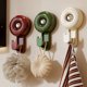 thumbnail image 1 of Ganchos para ventosas - ganchos adhesivos fuertes sin taladro para baño y cocina, blanco/verde/rojo, 4,6" x 2,5", 1-pack, 1 of 6