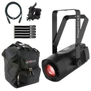 Chauvet DJ Pinspot Q1Z ILS Compact 20W Quad-Color RGBW LED Fixture with Case Package