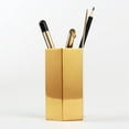 thumbnail image 2 of Pencil Cup Holder Desk Organizer Gold Pen Pot Pen Holder Container Desktop Stationery Organizer, 2 of 6