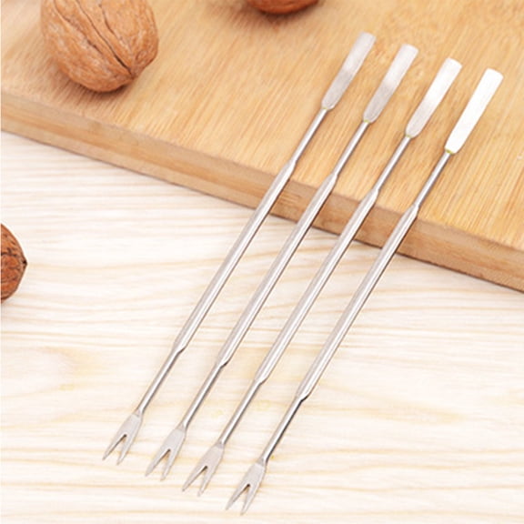 HEMOTON Walnut Claw Multi-function Needle Rust-proof Tools Nut Picks 17.00X0.60X0.60CM