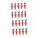 thumbnail image 3 of Tornillos de señuelo de 20x de 20x Reemplazo de gancos de conexión de conexión giros tornillos de tornillo de tornillo de Swivels Tackle de Rojo, 3 of 8