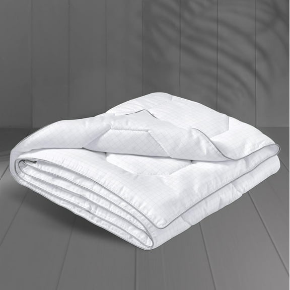 Anti-Stress Comforter with Carbon Fiber, 100% Microfiber, 300 GSM, Silicon Filling, Machine Washable, Available in Twin, Full, Queen, King Sizes (Full)