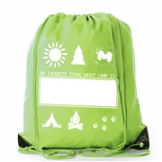 Mato & Hash Camp Drawstring Backpack for All Types of Camps and Birthday Parties