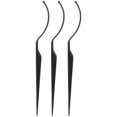 thumbnail image 3 of EeaseCA 3Pcs Fake Eyelash Display Rack Fake Eyelashes Wearing Aid Tool Eyelash Grafting Tool Black, 3 of 7