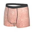 thumbnail image 2 of Kll Rose Gold Glitter Men'S Cotton Boxer Briefs Underwear-X-Large, 2 of 9