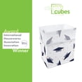 thumbnail image 4 of Clean Cubes 13 Gallon Trash Cans & Recycle Bins for Sanitary Garbage Disposal. Disposable Containers for Parties, Events, Recycling, and More. 3 Pack (Graduation), 4 of 5