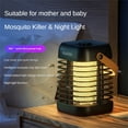 thumbnail image 1 of 2 In1 Mosquito Zapper Light Electric Shock Mosquito Killer Repellent USB Rechargeable Bug Zapper Mosquito Eliminator Night Lamp, 1 of 8