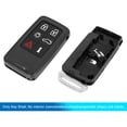 thumbnail image 4 of Unique Bargains Car Keyless Remote Key Fob Shell Case Black KR55WK49264 for Volvo XC60 2010-2017, 4 of 7