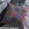 thumbnail image 6 of Feelyou Bohemian Damask Fabric by the Yard 1 Yard, Hippie Mandala Sewing Fabric, Tribal Floral Flower Home Decor Fabric by the Yard, Luxury Bedroom Decor, 6 of 6