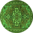 thumbnail image 1 of Ahgly Company Indoor Round Persian Green Traditional Area Rugs, 4' Round, 1 of 1