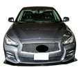 thumbnail image 3 of Ikon Motorsports Compatible with 14-17 Infiniti Q50 IKON V6 Style Front Bumper Lip Bodykit - PU, 3 of 8