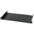 thumbnail image 2 of Raxxess UNS1 Vented Universal Tray Shelf for 19" Server, Bottom Slots for Mounting Non Half-Rack Equipment, Black (RAX UNITRAY), 2 of 4