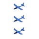 thumbnail image 5 of Tholdsy 35 cm EPP Lanzamiento de mano Avión Lanzamiento Planeador Avión Doble agujero Empennage Divertido Soaring Circling Bubble Fun Kid Toys Azul Type1 NO1 Tholdsy CBP093260, 5 of 6