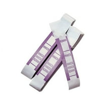 Color-Coded Kraft Currency Straps 20 Bill, 2000, Self-Adhesive, 1000/Pack