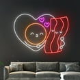 thumbnail image 4 of Handmadetneonsign Bacon Egg Neon Sign, Bacon Egg Led Sign, Bacon Egg Led Light, Egg Bacon Light, 4 of 5