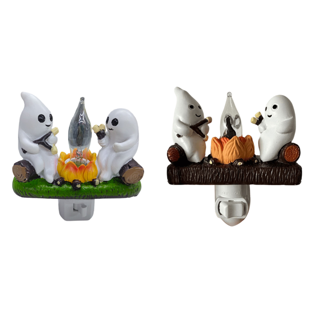 Fantasma Fogata Parpadeante Nocturna Halloween Regalos (A US)