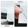 thumbnail image 6 of 8pcs Clear Car Door Edge Protectors Transparent Corner Bumper Guards Adhesive Pads, 6 of 6