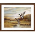 thumbnail image 2 of Art.com Mallards Art Print by Ruane Manning, Brown Frame Wall Art, 21" x 17", 2 of 5