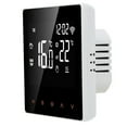 thumbnail image 2 of Temperature Controller, Elegant Appearance Thermostat Voice Control ME81H  For Living Room For Bedroom For Home White Background Orange Button,White Background White Button,Orange, 2 of 8
