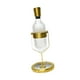 thumbnail image 5 of Decantador de vino Aireador de vino Decantador de licor vacío de 1,5 l Jarra de vino Whisky Oro con filtro, 5 of 9