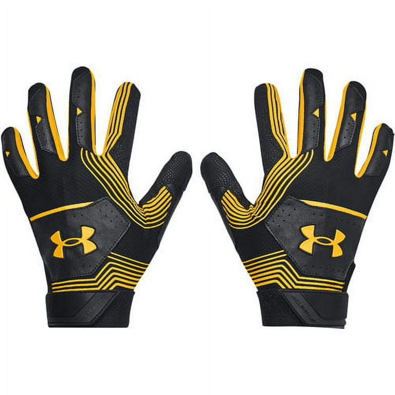 Under Armour Clean Up 21 Batting Gloves Pair BLACK | STEELTOWN