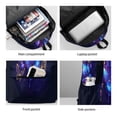 thumbnail image 2 of Butterfly Backpack for Women 16.9 inch Travel Casual Laptop Backpack Lightweight Waterproof Hiking Daypack, 2 of 7