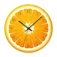 thumbnail image 1 of Reloj de Pared con Radio Baoblaze Reloj de Ruidos Tic Decoración Del Cuarto de Estar Naranja 30cm, 1 of 8