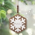 thumbnail image 2 of Farmhouse Large Snowflake Ornament - Primitive Boho Décor, 2 of 5