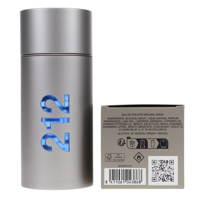 Carolina Herrera 212 Men's Cologne - Perfume Fragrance