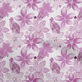 thumbnail image 1 of oneOone Silk Tabby Purple2 Fabric Texture Floral Sewing Material Print Fabric By The Yard 42 Inch Wide, 1 of 4