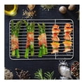 thumbnail image 5 of Topboutique Baking Cooling Rack Set of 2, 11.6"x9" Stainless Steel Roasting Cooking Racks, Fits in Half Sheet Cookie Pans,Meat/Cake/Pizza, Non Toxic & Rust Free, Oven Proof & Dishwasher Safe, 5 of 7