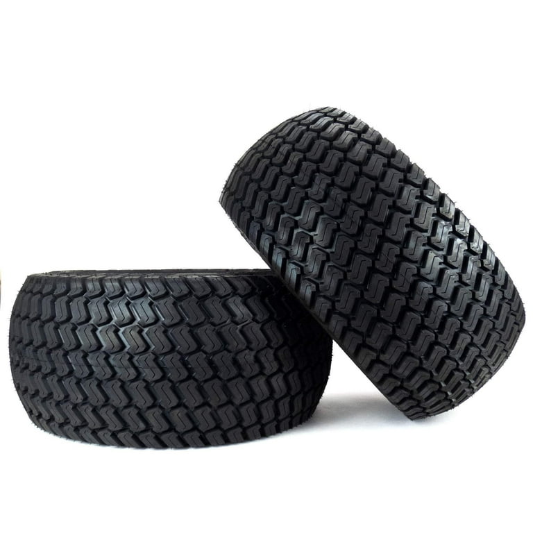 Lawn Mower Rims: 2 Wheel Assemblies 24x12.00-12 White Fits Lawn Mower Rims: 2 Wheel Assemblies 24x12.00-12 White Fits