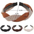 thumbnail image 2 of Headbands for Women 4 Pcs Womens Headbands Non Slip Fashion Women Headbands Braided Bands for Girls Black White Hair Accessories Gift for Women, 2 of 5