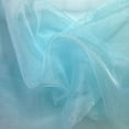 thumbnail image 1 of Decorative Silk Inc, Sparkle Crystal Sheer Organza Fabric Shiny for Fashion, Crafts, Decorations 60" Wide (100 Yard,Aqua Blue ), 1 of 1