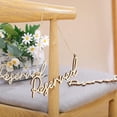 thumbnail image 2 of 6 colgantes de asiento reservado para silla de boda, letreros decorativos colgantes de asiento reservado., 2 of 4