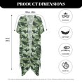 thumbnail image 6 of HELLHERO Camouflage Bathing Suit Cover Up Polyester Vacation Vibe Free Size Long Kimono Swimsuit Cover Up for Friends, 6 of 6