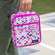 PackIt Freezable, Reusable Upright Lunch Box, Cute Check