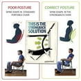 thumbnail image 2 of STRONGBACK Low Gravity Beach Chair with Lumbar Back Support, Folding Blue, 2 of 6