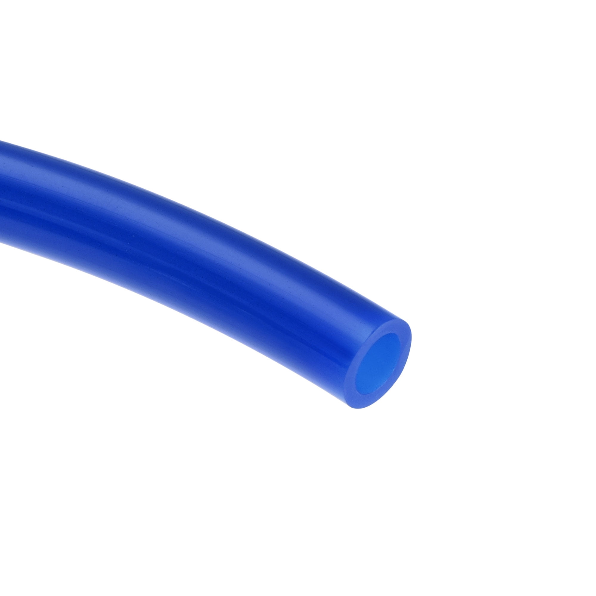 Uxcell 8mm OD PU Air Hose Tubing Kit 10 Meters Blue with 16 Pcs Fittings