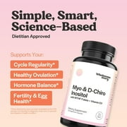 Wholesome Story Myo-Inositol & D-Chiro Inositol Capsules Hormone Balance & Fertility Support, 120 Ct