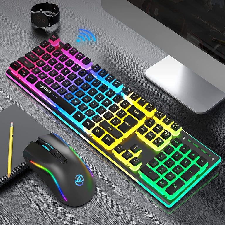 HXSJ L96 Wireless Keyboard & Mouse Combo, 3000mAh, 4800DPI