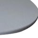 thumbnail image 4 of Mantel redondo impermeable de poliéster suave para mesa de comedor, 120 cm 120cm máximo, 4 of 9