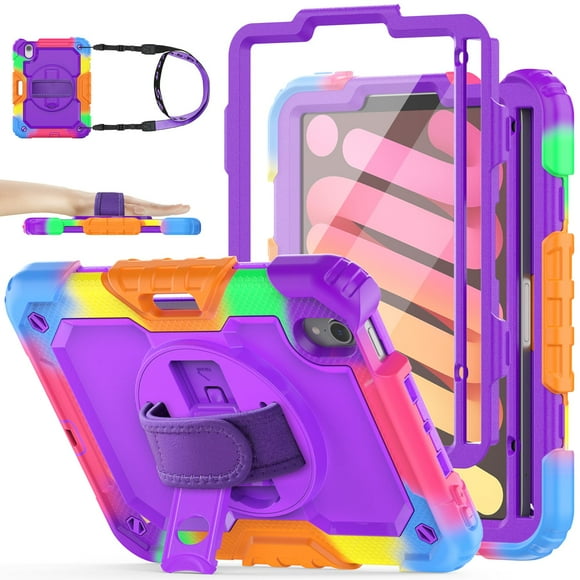 Funda SEYMAC de serie para iPad Mini de 7.ª y 6.ª generación de 8,3 pulgadas con accesorios