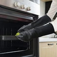 thumbnail image 4 of Extra Long Professional Silicone Oven MittFor Kitchen - Black, 4 of 6