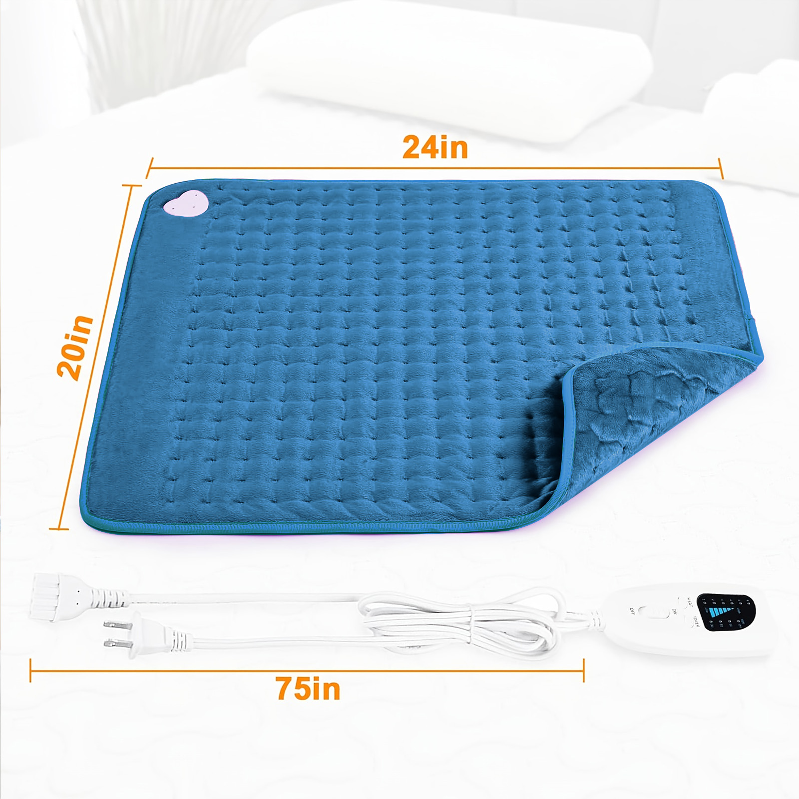 InfLuvRealm Extra Large Electric Heating Pad 20x24 photo 5