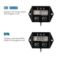 thumbnail image 3 of Runleader Digital Hour Meter Tachometer HM011E Maintenance Reminder Lawn Mower Gas Powered Equipment, 3 of 9