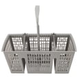 thumbnail image 1 of Universal Dishwasher Basket, Large Capacity Wide Compatibility Easy To Maintain Heat Resisting Cutlery Storage Basket  for Home Use, 1 of 7