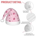 thumbnail image 4 of Naloa Strawberries Santa Hat for Kids Baby Christmas Hats,Girls Boys Toddler Plush Xmas Holiday Hat,Luxury Santa Claus Hat, 4 of 6